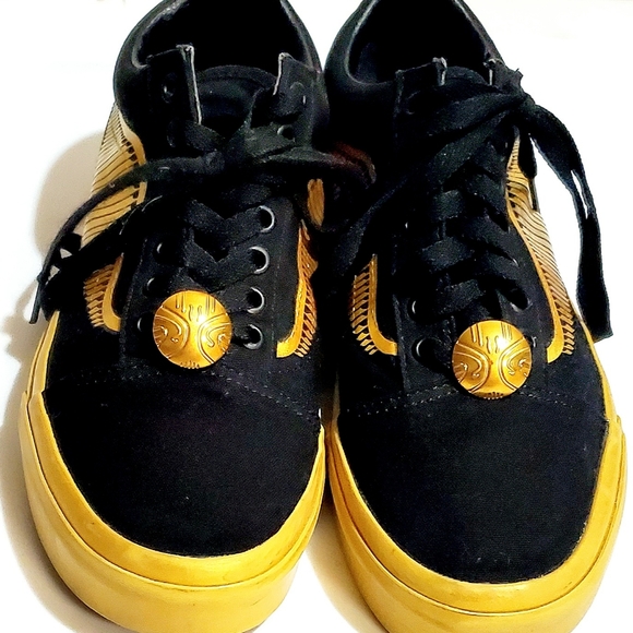 VANS HARRY POTTER GOLDEN SNITCH X OLD SCHOOL SHOES. UNISEX M-Sz:7.5 W-Sz:9 - Picture 3 of 11